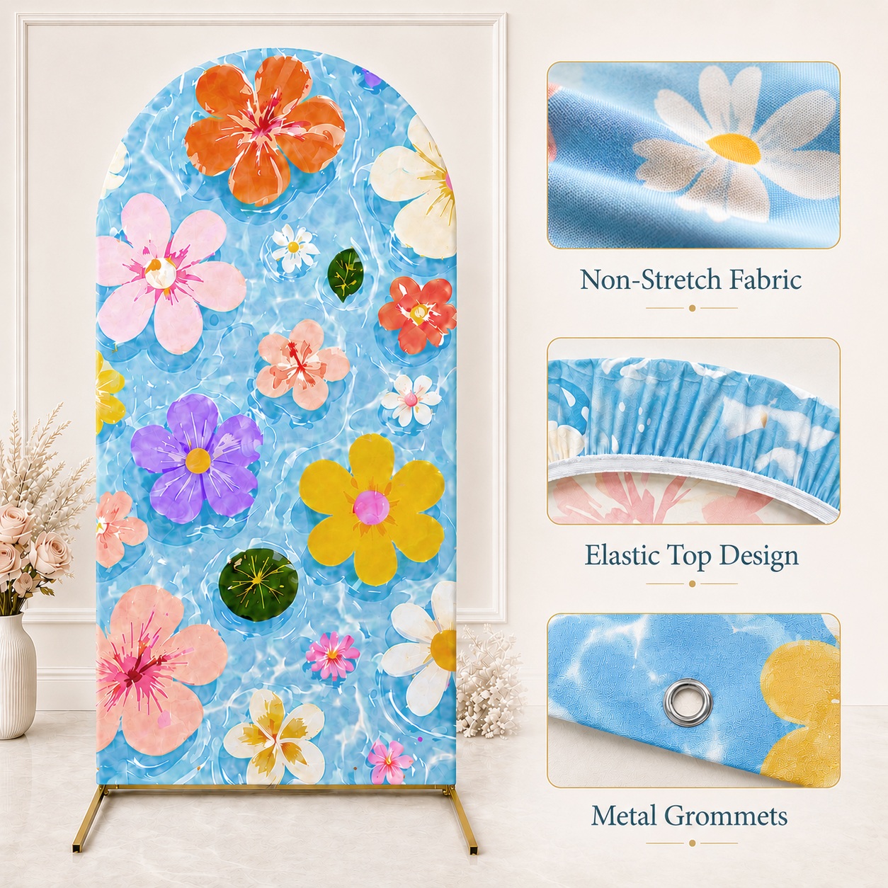 Single Side Arch Backdrop Cove - Beauty Makeup Events review and price