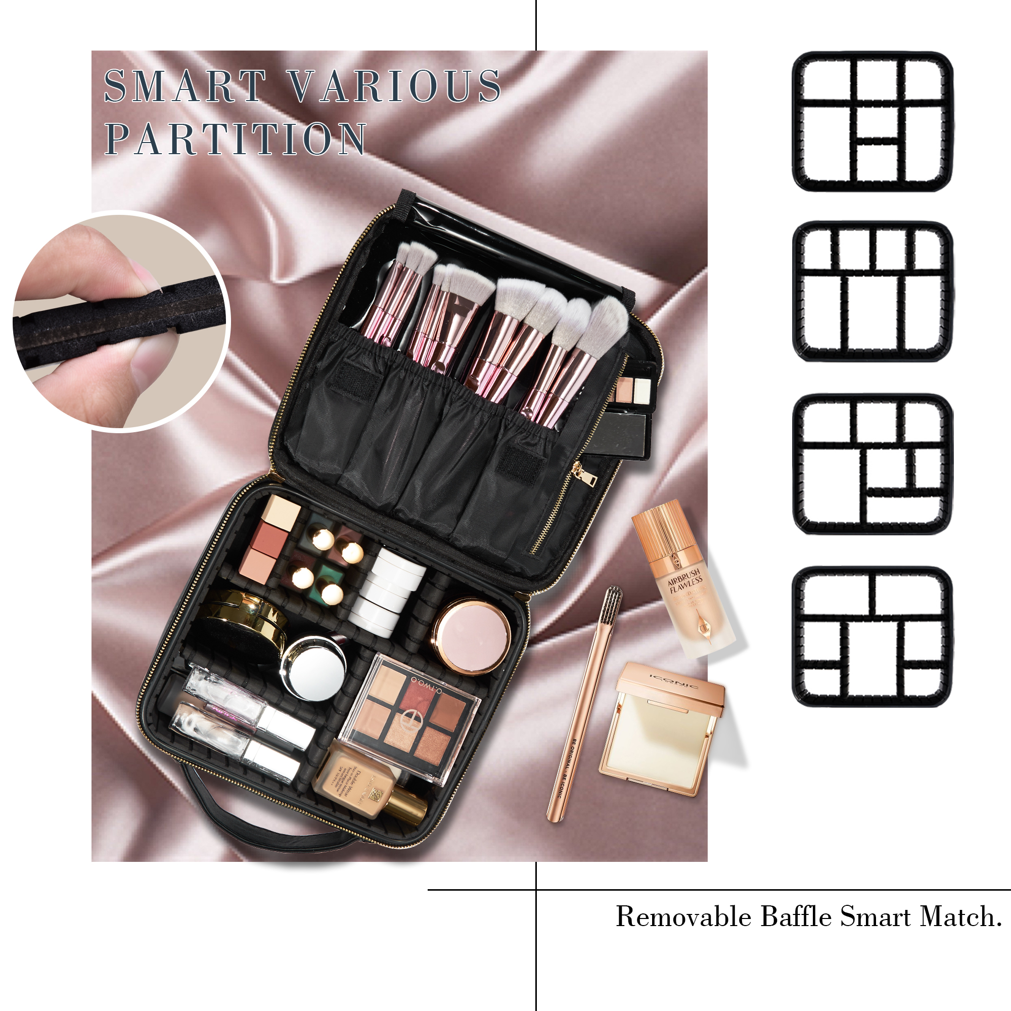Cosmetic Case Makeup Bag Vanit - Makeup And Beauty review and price