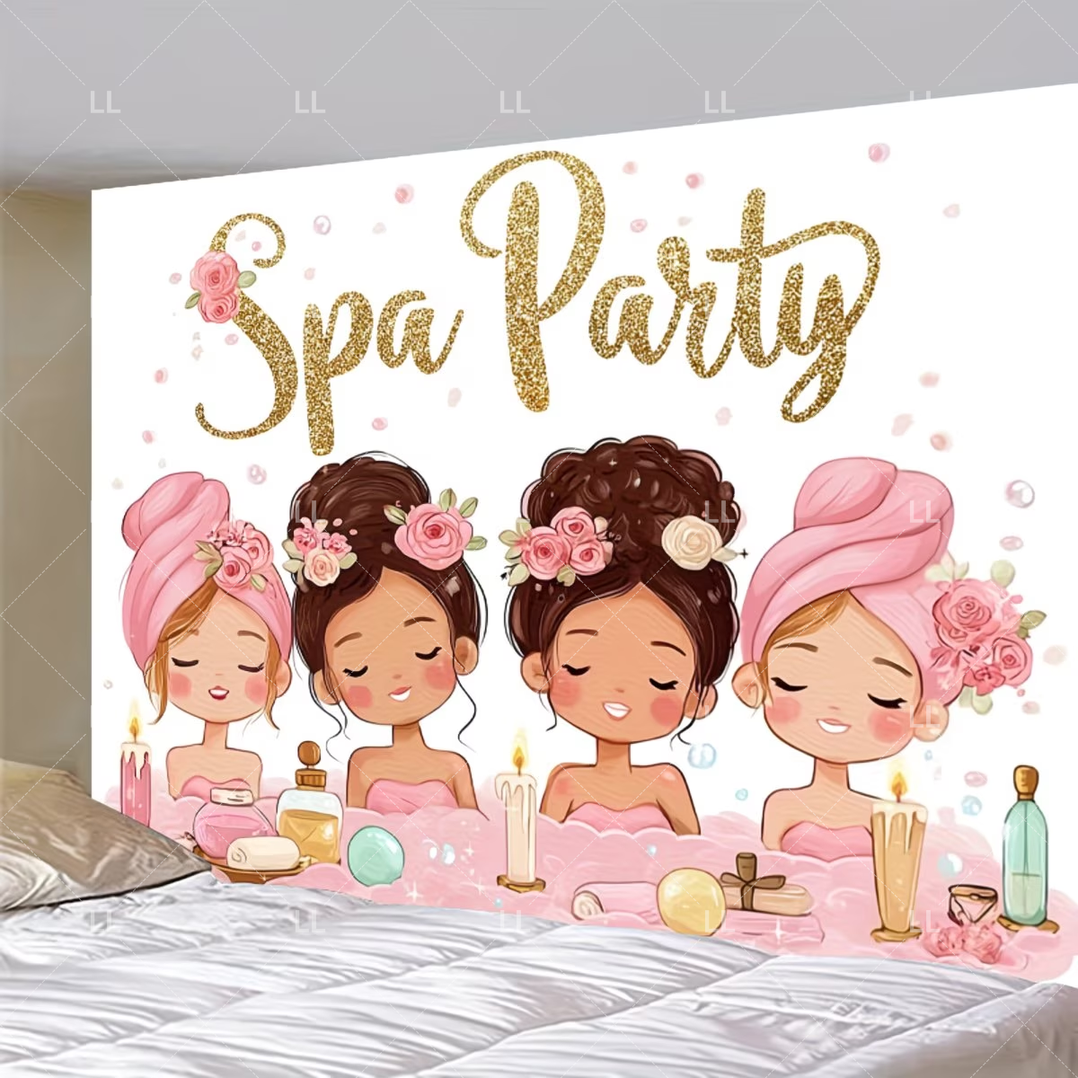Pink Beauty Makeup Spa Backgro - Beauty Makeup Girl Photo review and price