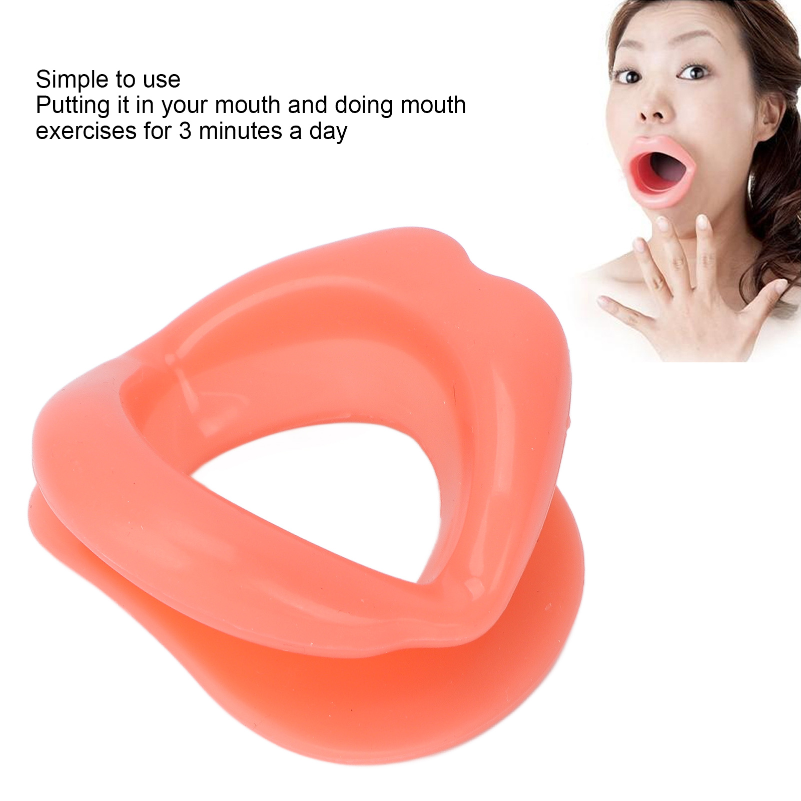 Silicone Rubber Face Slimmer O - Face Massager review and price