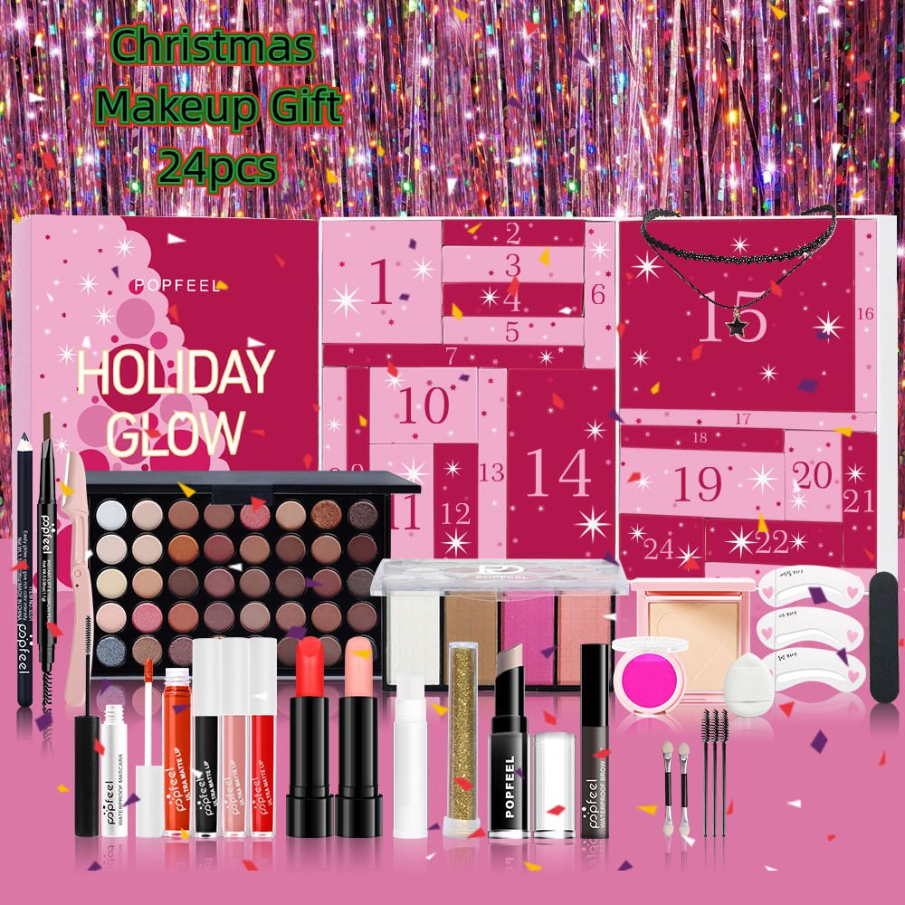 Christmas Countdown Makeup Set - Beauty Makeup Advent Calendar review and price