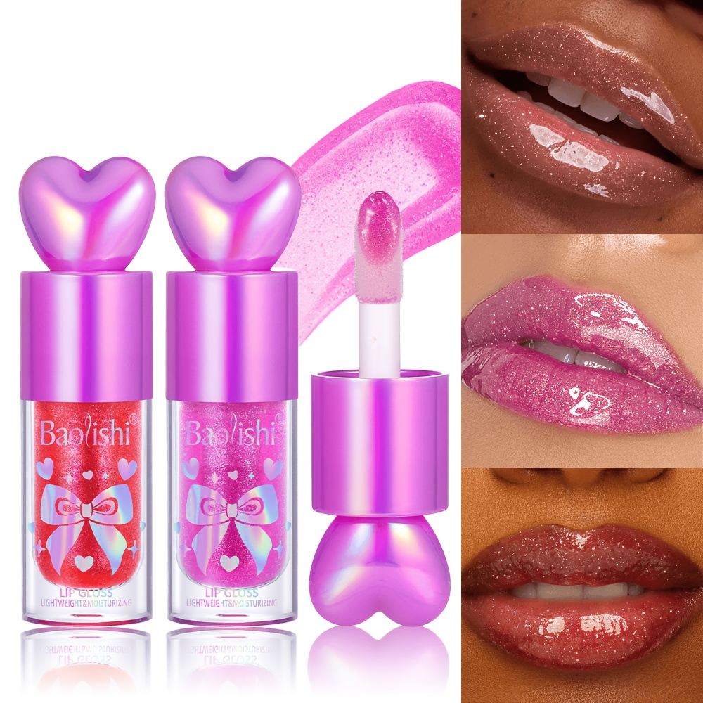 Heart Shape Lip Gloss Glitter  - Lip Gloss Plumping review and price