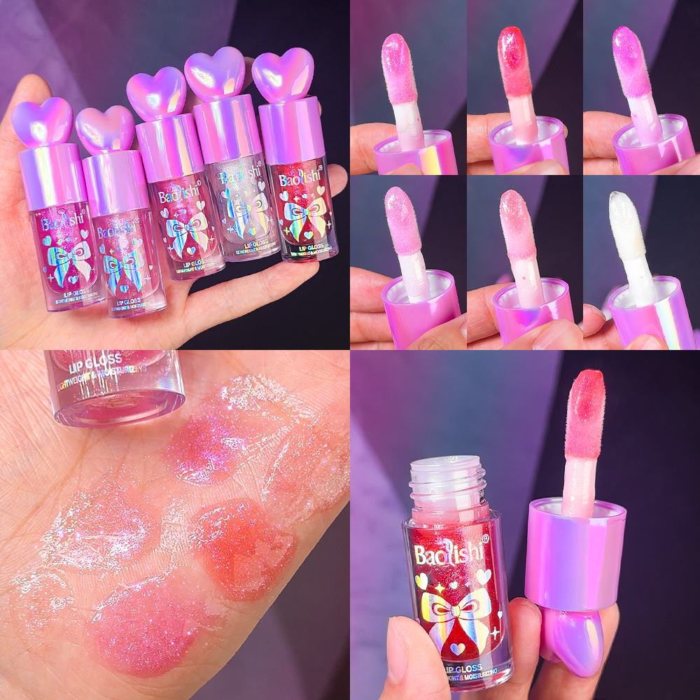 Heart Shape Lip Gloss Glitter  - Lip Gloss Plumping review and price