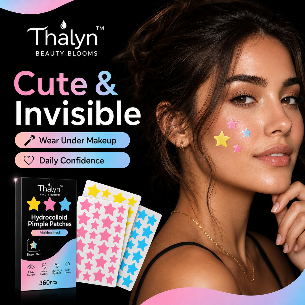 360PCS Colorful Star Pimple Pa - Makeup And Beauty review and price