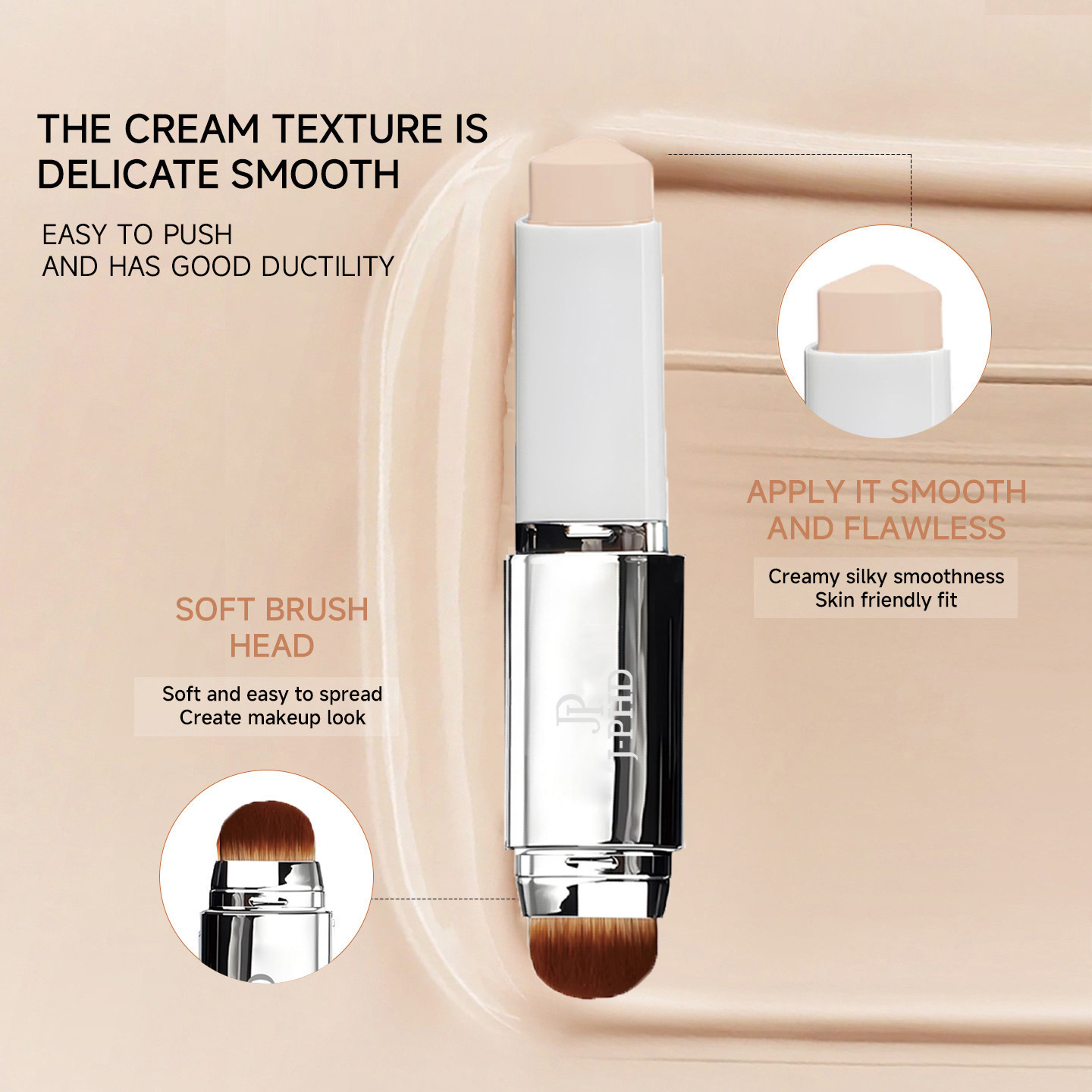 Two-in-one Brush Head Foundati - J Beauty Makeup review and price