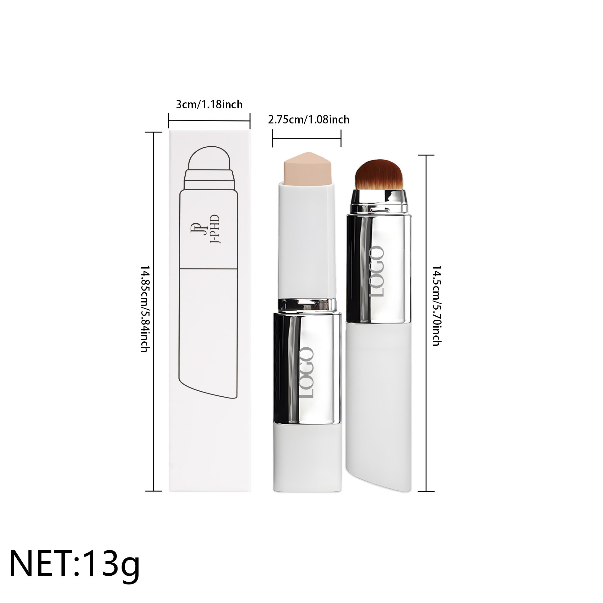Two-in-one Brush Head Foundati - J Beauty Makeup review and price
