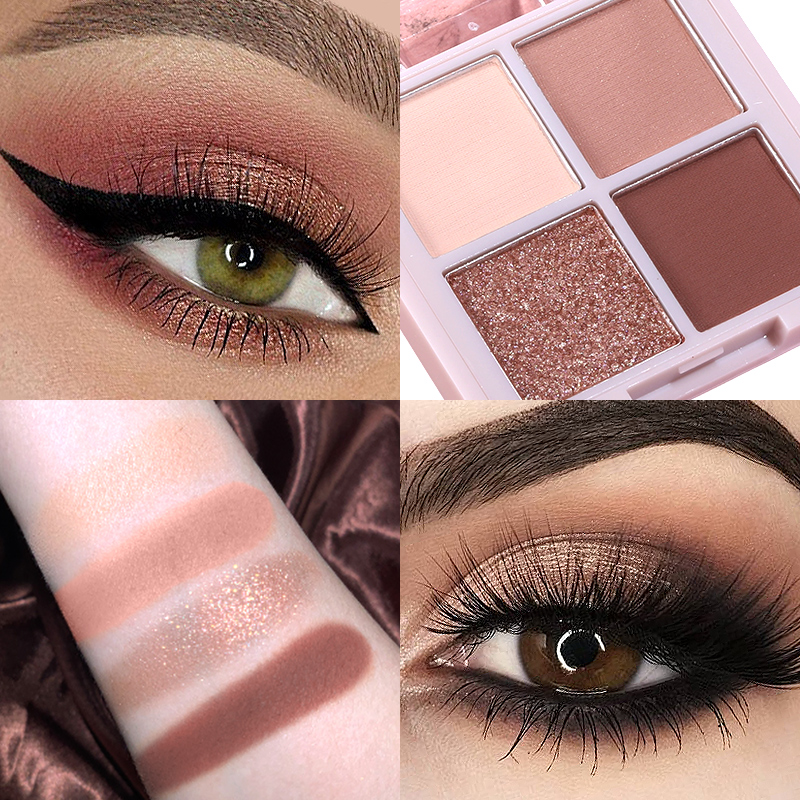 Romantic Beauty Four-Color Eye - Beauty Makeup Eyeshadow Palette review and price