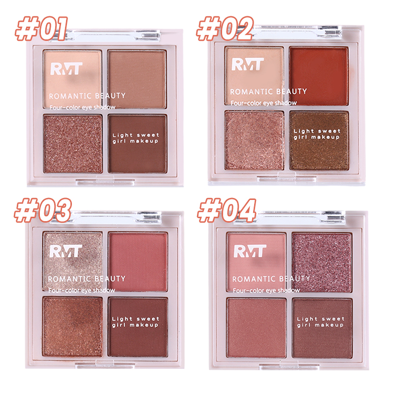 Romantic Beauty Four-Color Eye - Beauty Makeup Eyeshadow Palette review and price