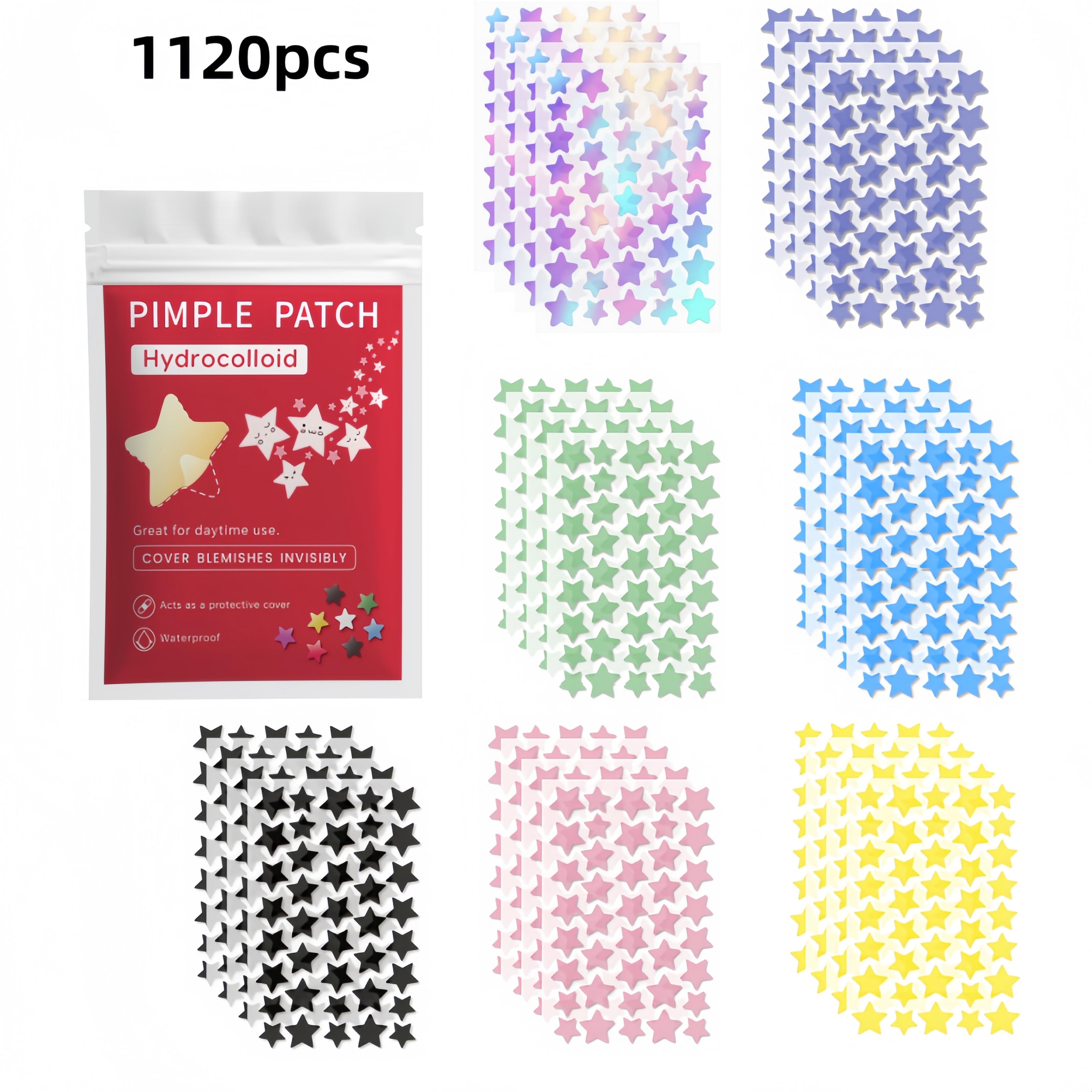 840/1120/1400Pcs Pastel Star B - Makeup And Beauty review and price
