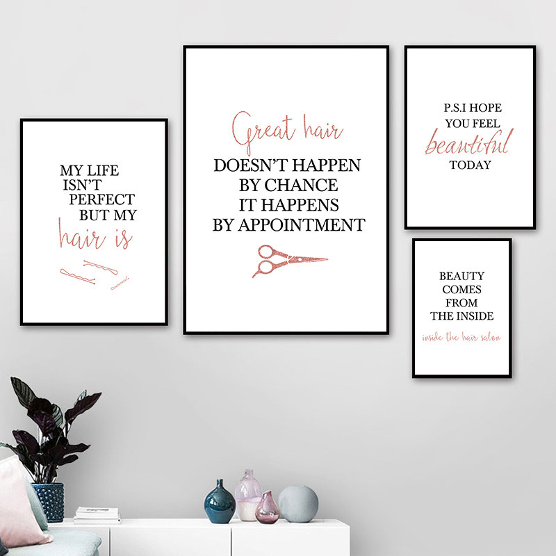 barbershop quote art posters h - Beauty And Makeup Quotes review and price