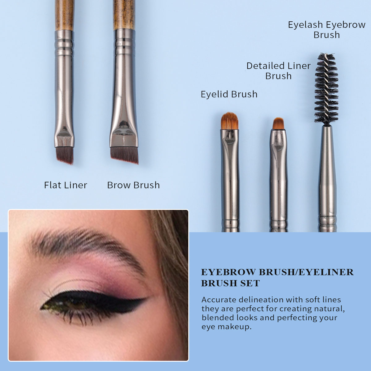 OVW  Liner Makeup Brushes Eyel - Beauty Linasi Makeup review and price