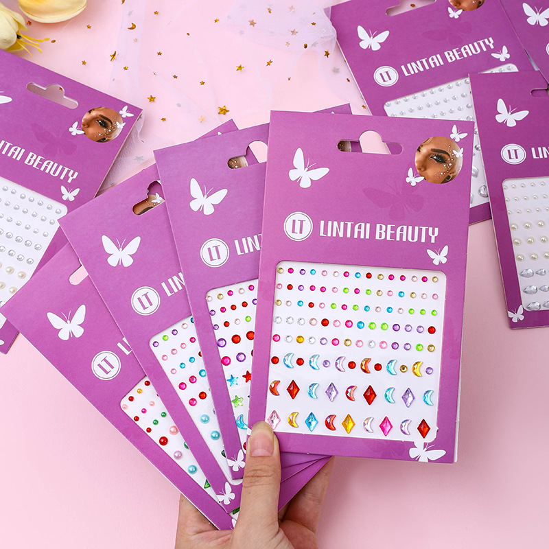Hot Selling Face Gems Stickers - Makeup And Beauty review and price
