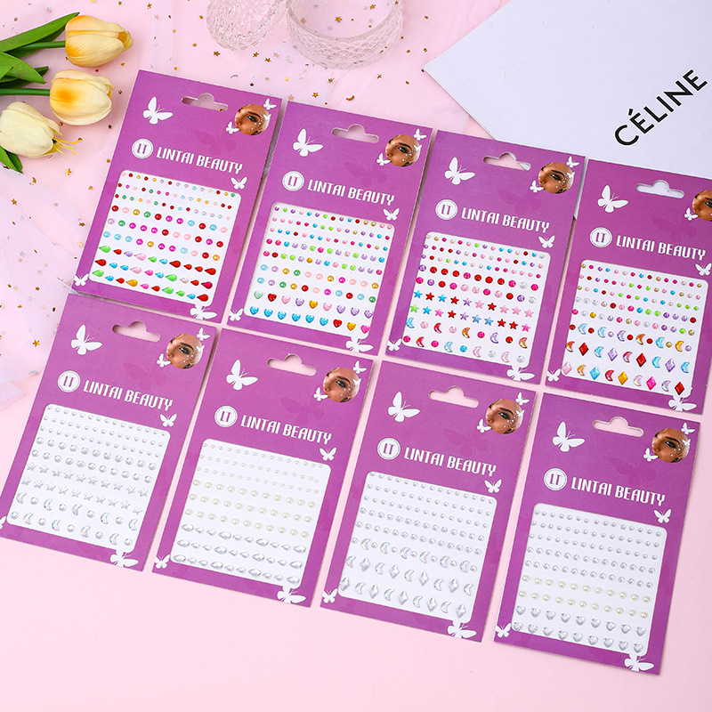 Hot Selling Face Gems Stickers - Makeup And Beauty review and price