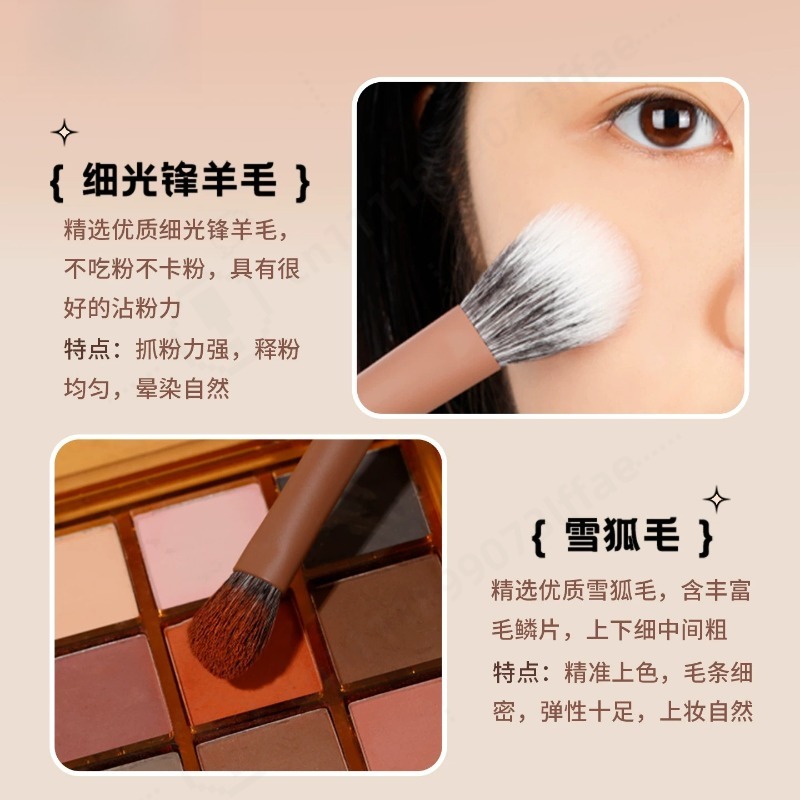 12Pcs Cream Makeup Brush Set S - Beauty Makeup Events review and price