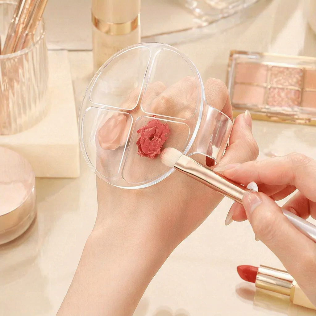 Acrylic Round Four Grid Color  - Beauty Makeup Salon review and price