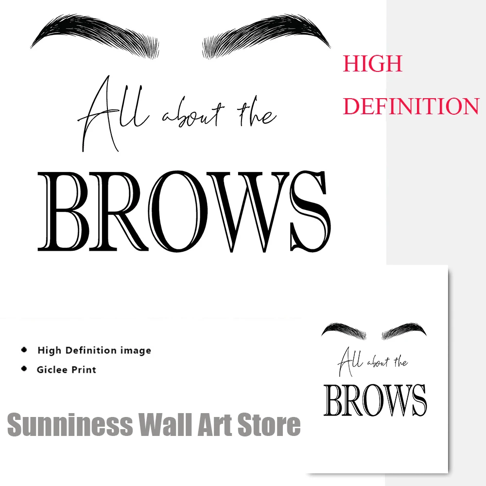 Fashion MakeUp Canvas Painting - Beauty And Makeup Quotes review and price
