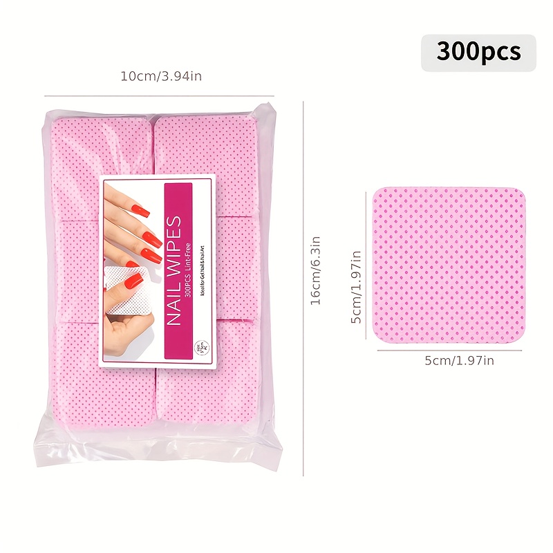 600pcs/2bag Hairless Nail Poli - Beauty Makeup Remover review and price