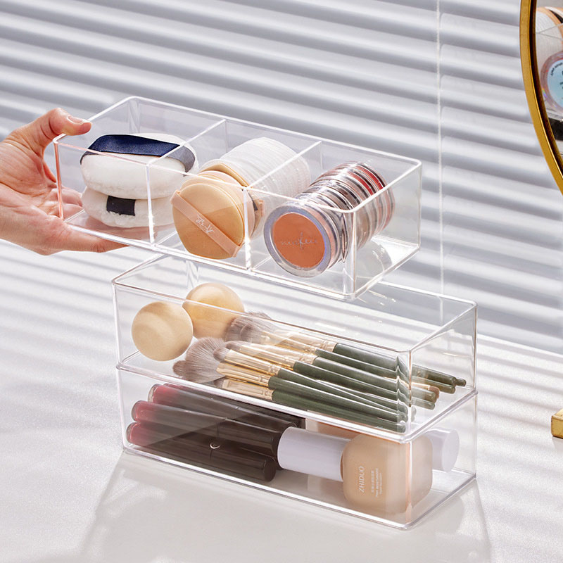 Acrylic Cosmetics Storage Box  - Beauty Makeup Blender review and price