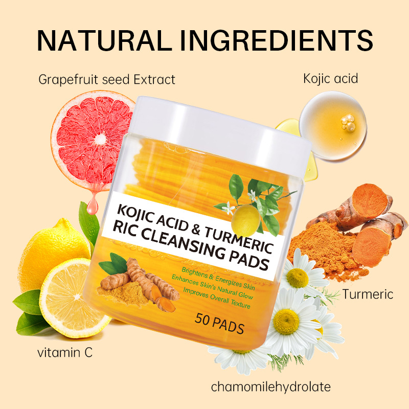 50pcs Turmeric Cleansing Pads  - Beauty Makeup Events review and price