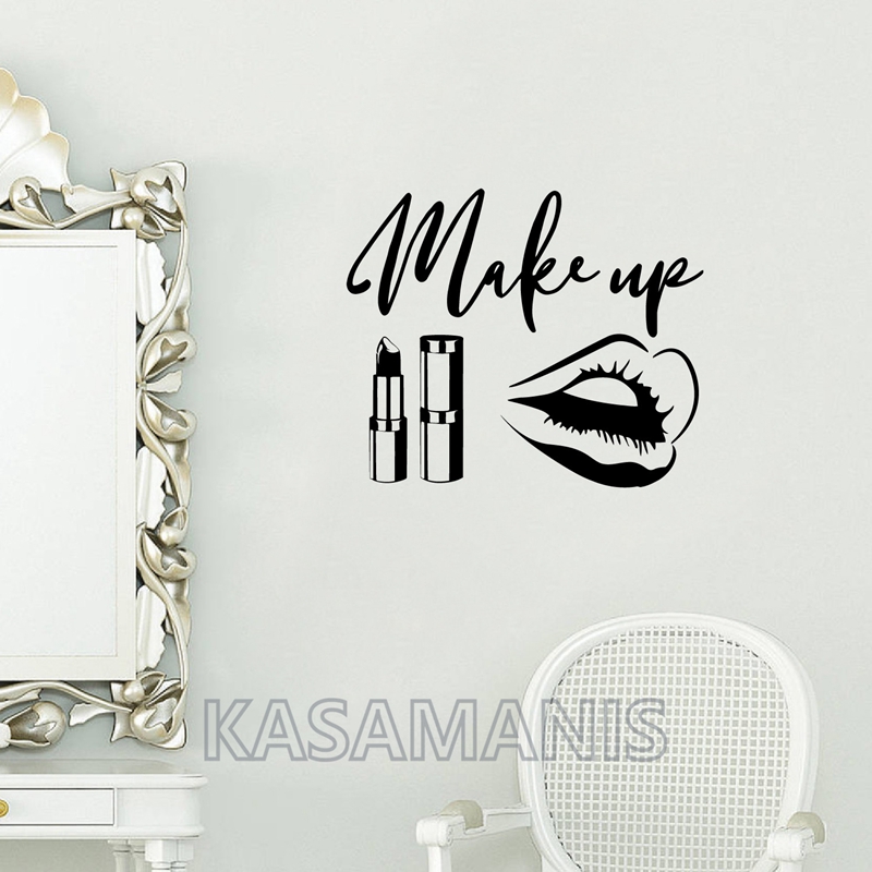 MakeUp Quote Wall Art Decals B - Beauty And Makeup Quotes review and price