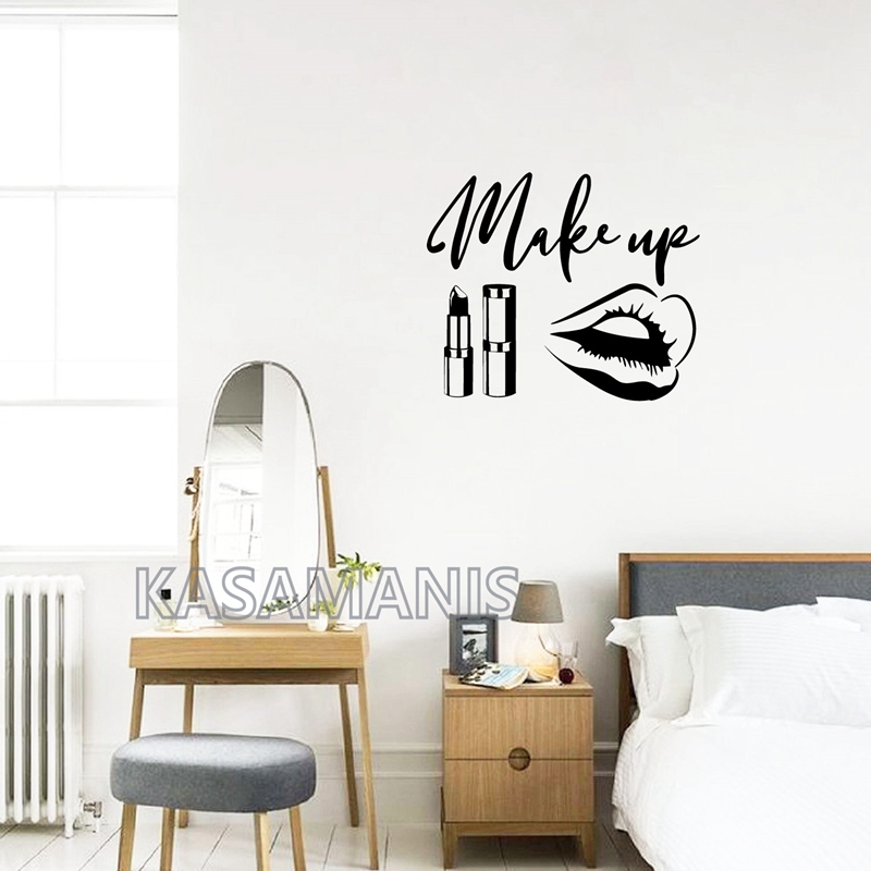 MakeUp Quote Wall Art Decals B - Beauty And Makeup Quotes review and price