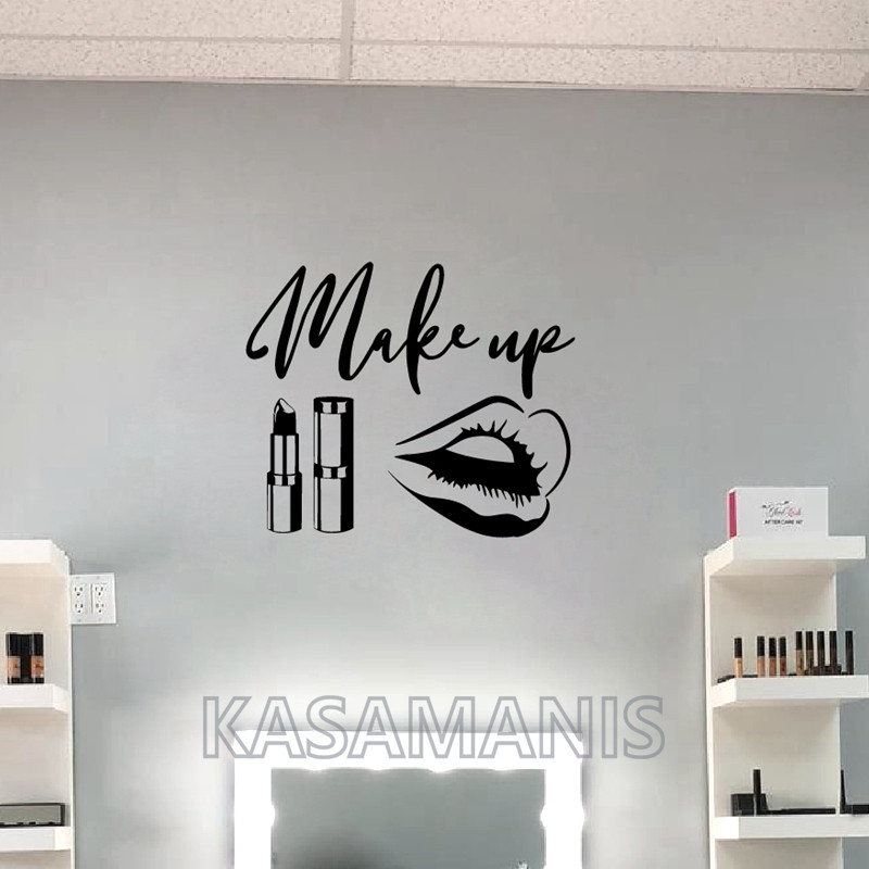 MakeUp Quote Wall Art Decals B - Beauty And Makeup Quotes review and price