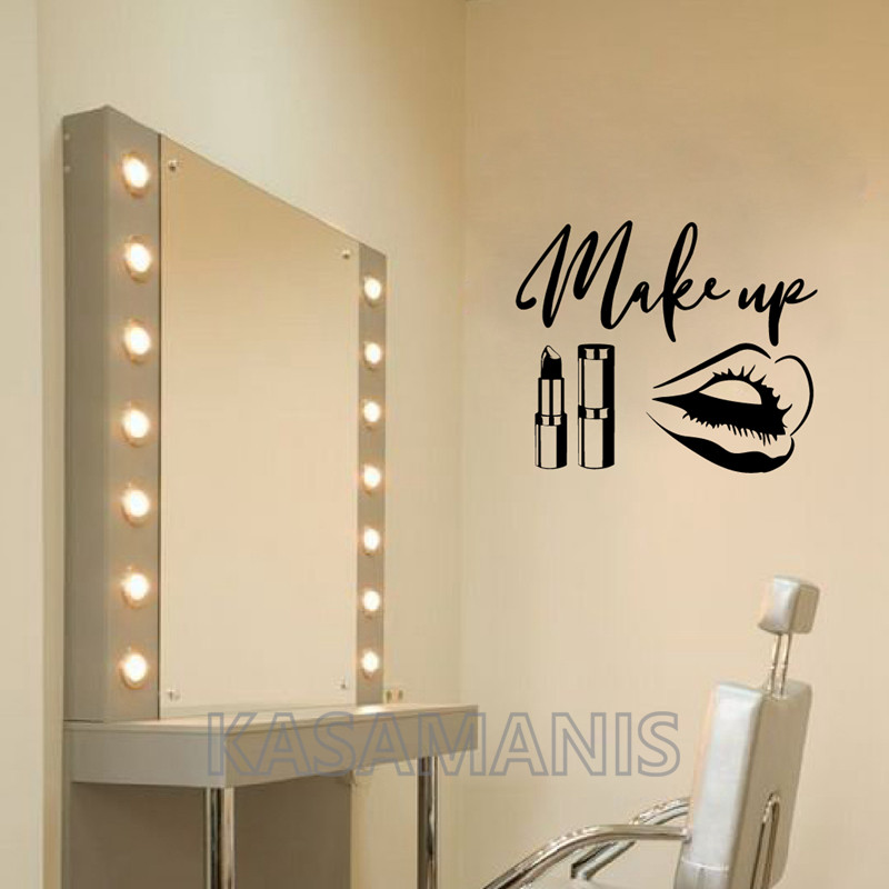 MakeUp Quote Wall Art Decals B - Beauty And Makeup Quotes review and price