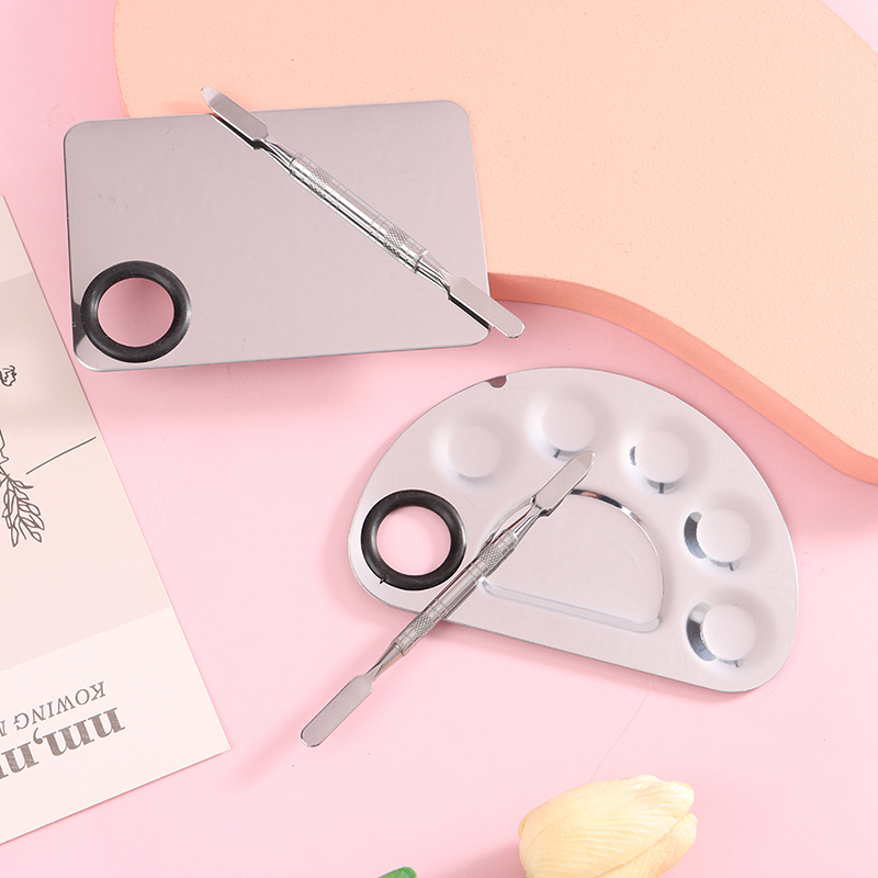 ●Stainless Steel Makeup Mixer  - Beauty Makeup Eyeshadow Palette review and price
