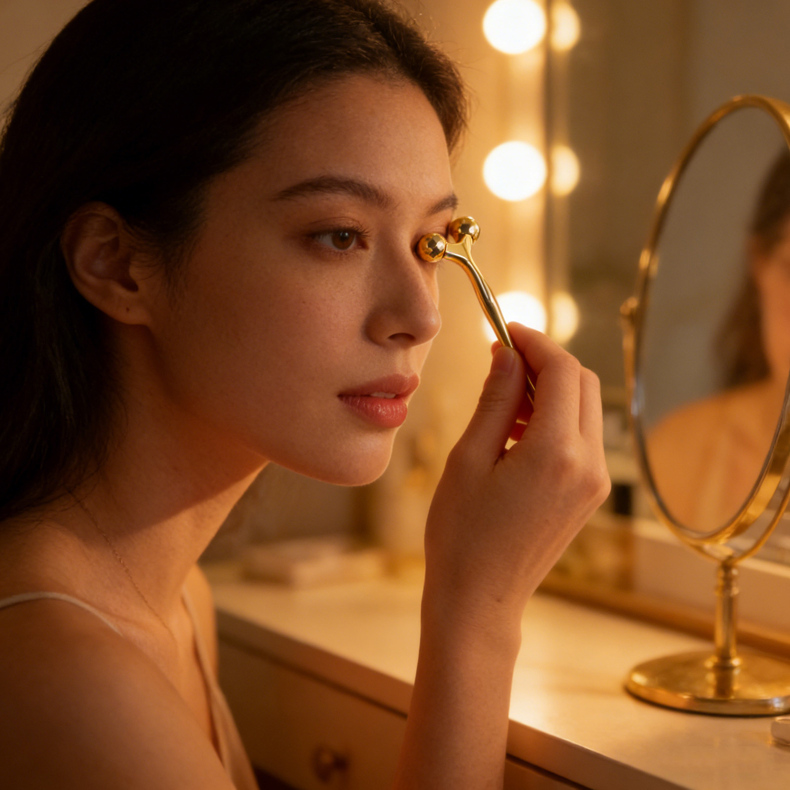 Facial Roller Dual-Ended Metal - Face Massager review and price