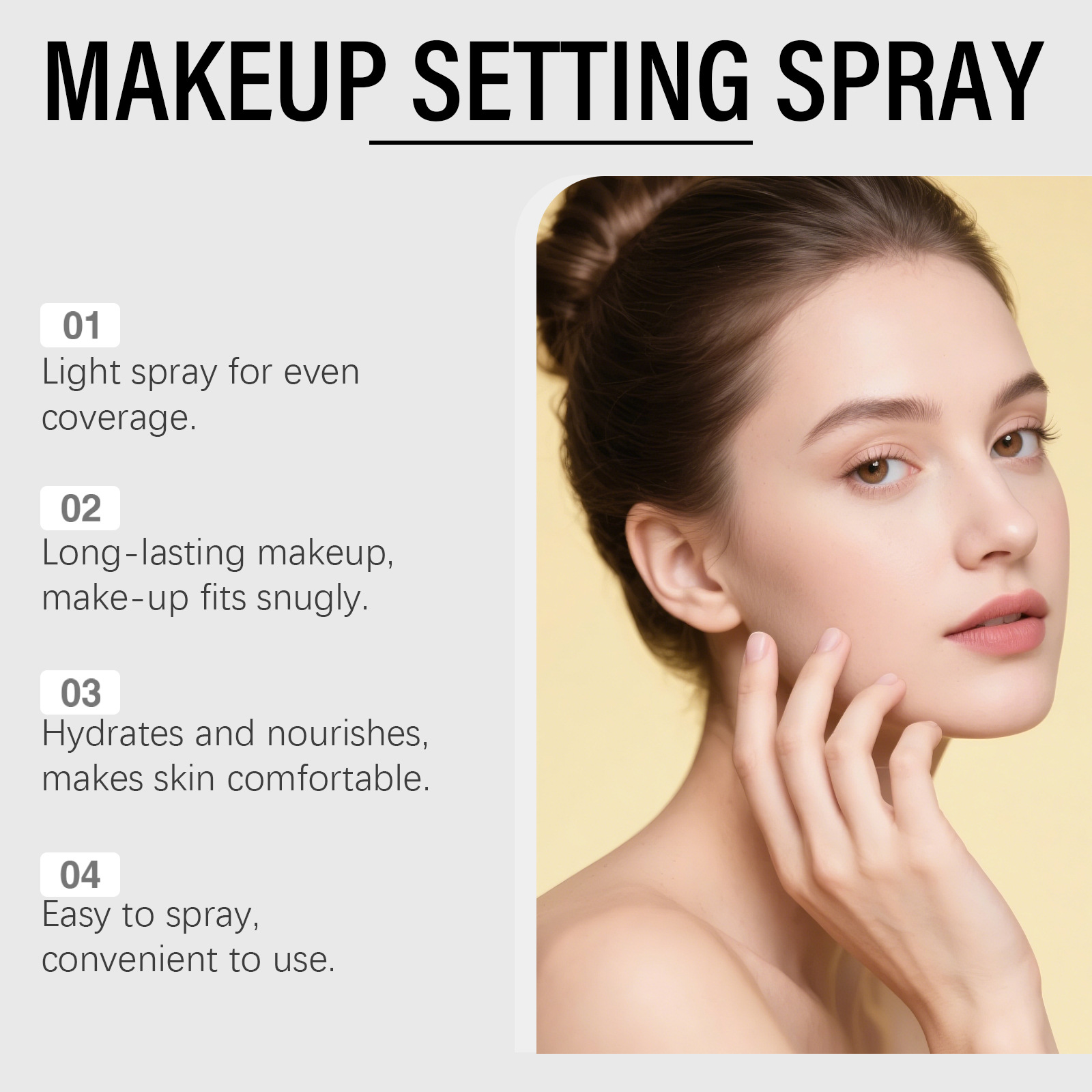 Make-Up Setting Spray Mattifyi - Beauty Makeup Fixer Natural review and price
